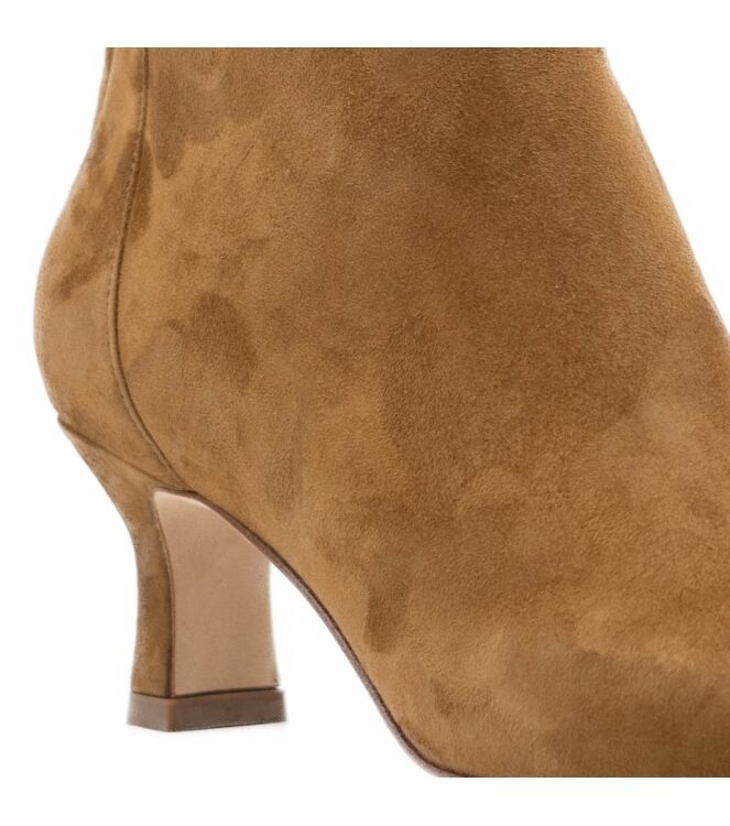 Julie Dee Dames Enkellaarzen in Naturel online kopen