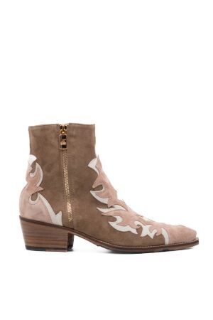 jo ghost dames enkellaarzen lerenzolen na