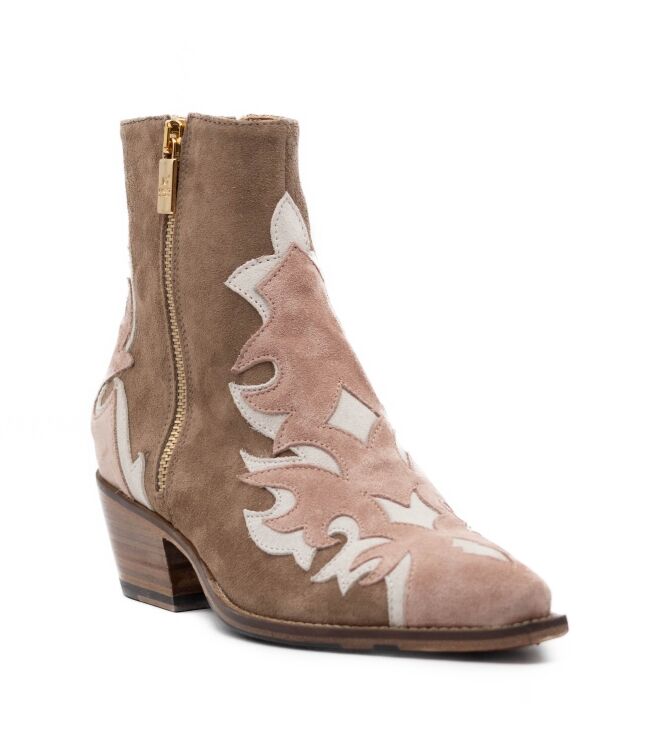 jo ghost  Dames Enkellaarzen Lerenzolen Na 