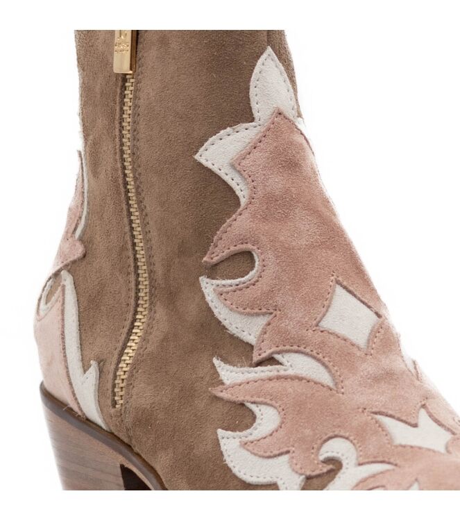 jo ghost  Dames Enkellaarzen Lerenzolen Na 