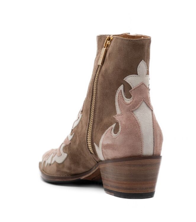 jo ghost  Dames Enkellaarzen Lerenzolen Na 