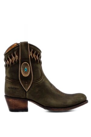 Sendra Boots dames westernboots groen
