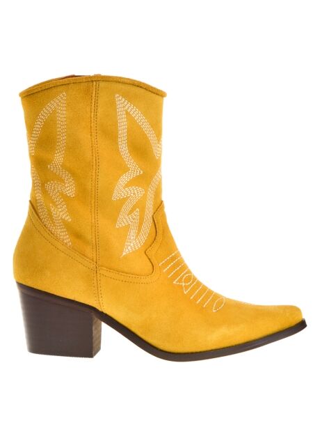 Btmr Dames western boots geel