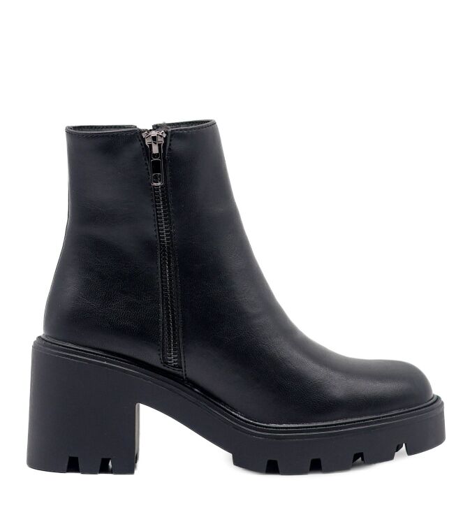 life nyc life nyc dames enkelboots zwart Black LIFE NYC Dames Enkellaarsjes in Zwart online kopen