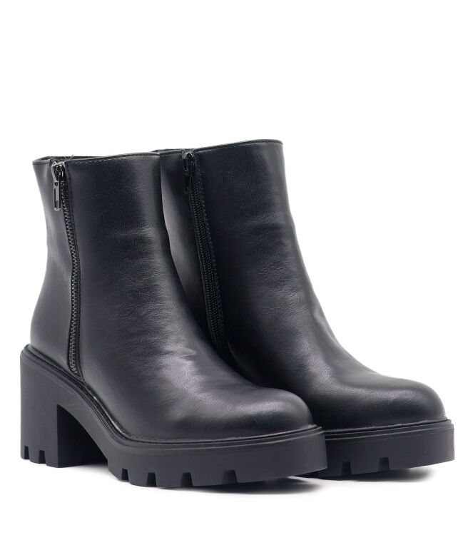 life nyc life nyc dames enkelboots zwart Black LIFE NYC Dames Enkellaarsjes in Zwart online kopen