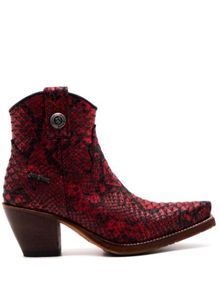 New rock New Rock Western Boots Red for Woman 