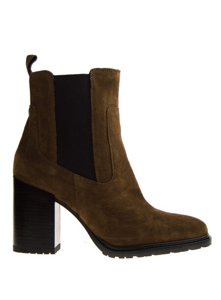 Carmens Dames enkellaarsjes bruin suede