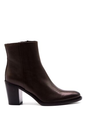 Rossano Bisconti dames enkellaarsjes donker bruin