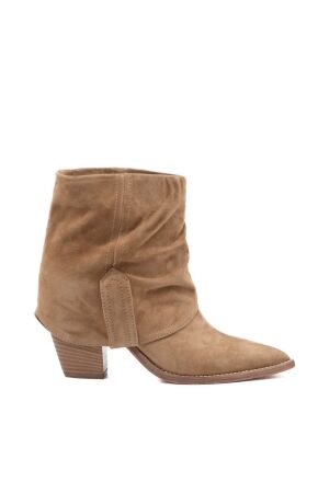 Julie Dee cames enkellaarzen naturel