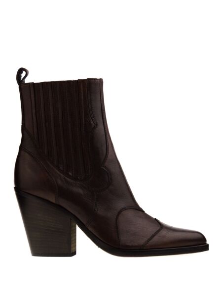 Nova Nova High Heels Ankle Boots Brown for Women 