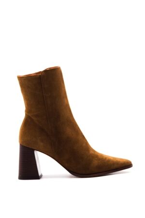 Angel Alarcon dames enkellaarsjes cognac