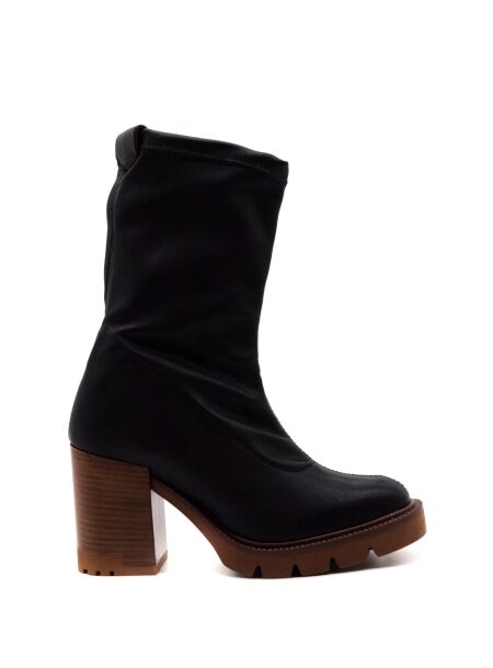 Janet  janet Janet&Janet High Heels Ankle Boots Black for Woman 