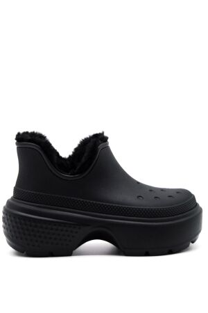 Crocs dames enkelboots plateau zwart