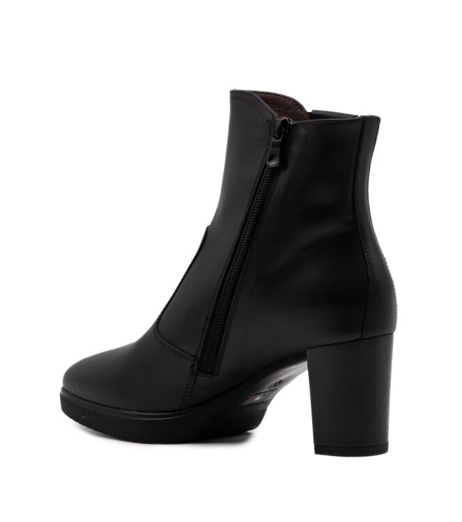 NeroGiardini NeroGiardini dames enkellaars plateauzool zwa Guanto Col Nero Nero Giardini Dames Platform Enkellaarzen in Zwart online kopen