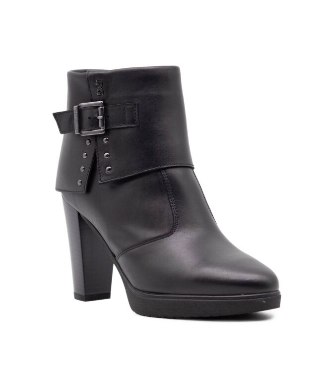 NeroGiardini NeroGiardini dames enkellaars plateauzool zwa Guanto Col Nero Nero Giardini Dames Platform Enkellaarzen in Zwart online kopen