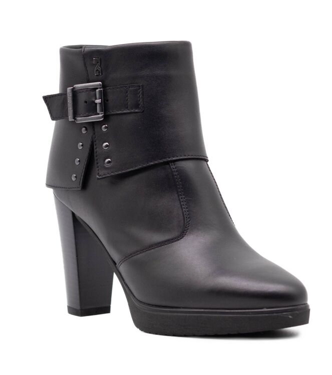 NeroGiardini NeroGiardini dames enkellaars plateauzool zwa Guanto Col Nero Nero Giardini Dames Platform Enkellaarzen in Zwart online kopen