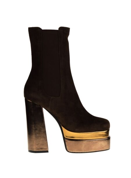 Jeffrey campbell Dames enkellaarsjes bruin suede