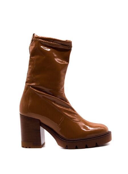 Janet  janet Janet&Janet High Heels Ankle Boots Natural for Woman 