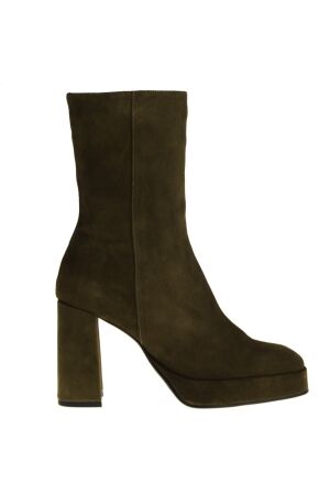 De Las Cuevas Barcelona Delascuevas Platform Chelsea Boots Green for Women