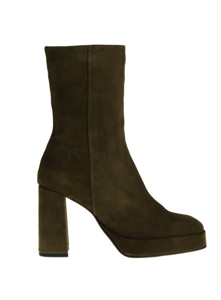 De las cuevas barcelona Dames enkellaarsjes groen suede