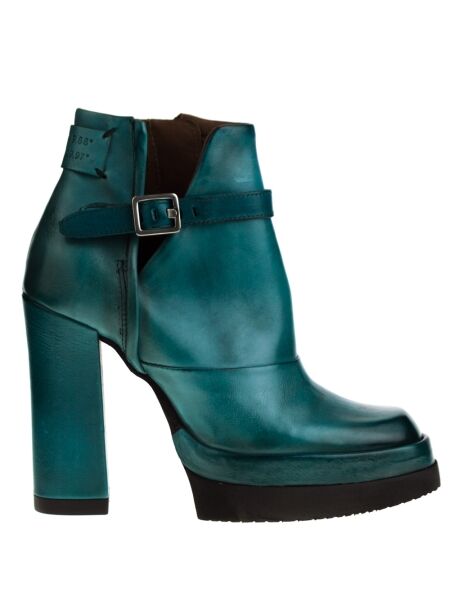 As98 AS98 Platform Chelsea Boots Green for Women