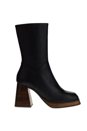 De Las Cuevas Barcelona dames enkellaarsjes zwart