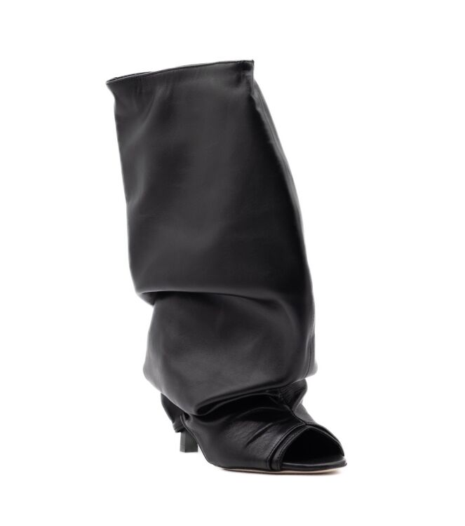 Gisel MoirÃ© Dames Drie-Kwart laarsjes in Zwart online kopen