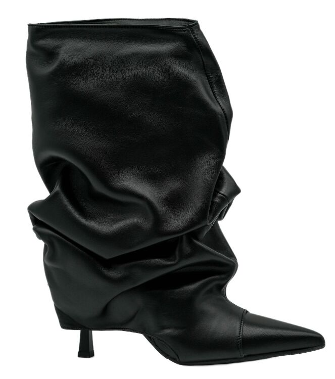Gisel Moire Gisel Moire dames driekwart laarzen zwart Nappa Nero Gisel Moire dames driekwart laarzen zwart 11 zwart leer Direct leverbaar uit de webshop van www.taft.nl/