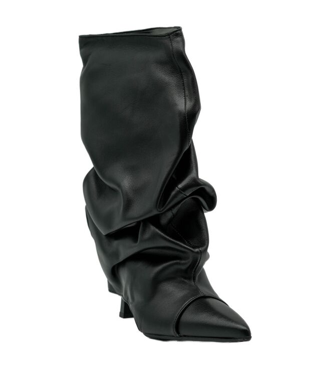 Gisel Moire Gisel Moire dames driekwart laarzen zwart Nappa Nero Gisel Moire dames driekwart laarzen zwart 11 zwart leer Direct leverbaar uit de webshop van www.taft.nl/