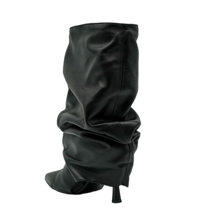Gisel Moire Gisel Moire dames driekwart laarzen zwart Nappa Nero Gisel Moire dames driekwart laarzen zwart 11 zwart leer Direct leverbaar uit de webshop van www.taft.nl/