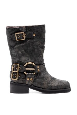 alma en pena dames driekwartlaarzen brons