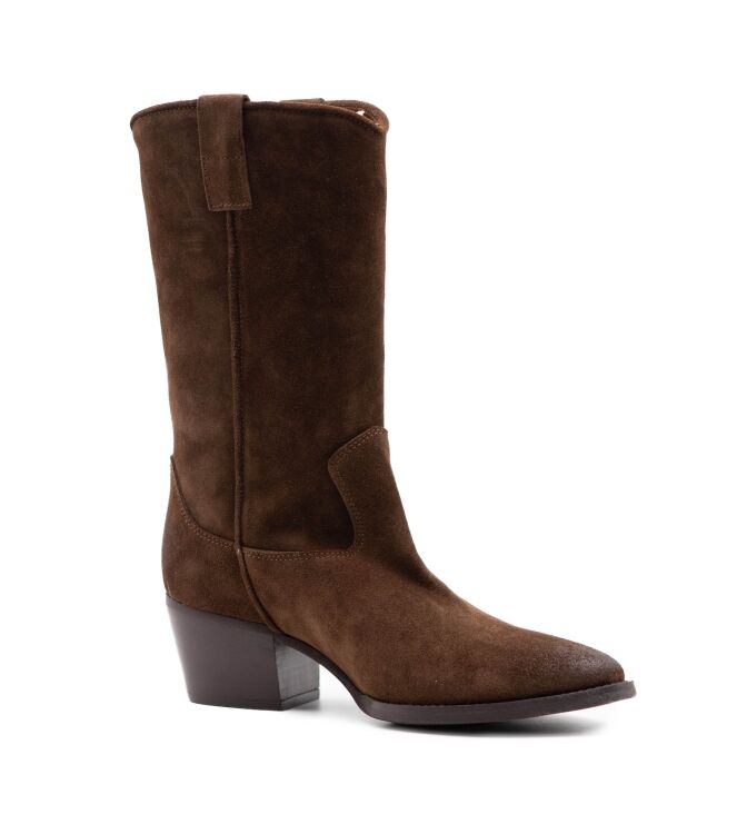 Julie Dee Julie Dee dames driekwartlaarzen bruin Crosta Mustang Julie Dee Dames driekwart laarzen in Bruin online kopen