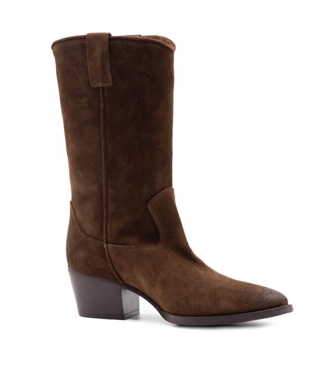 Julie Dee Julie Dee dames driekwartlaarzen bruin Crosta Mustang Julie Dee Dames driekwart laarzen in Bruin online kopen