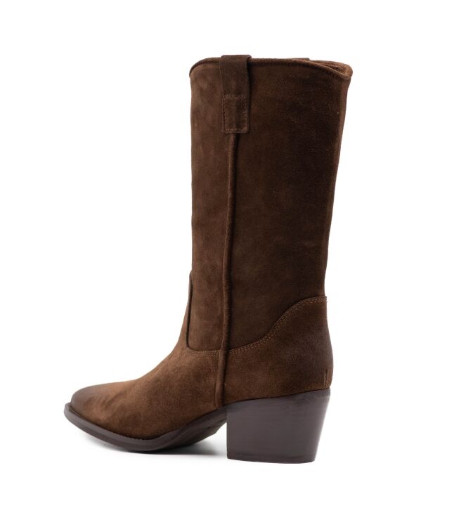 Julie Dee Julie Dee dames driekwartlaarzen bruin Crosta Mustang Julie Dee Dames driekwart laarzen in Bruin online kopen