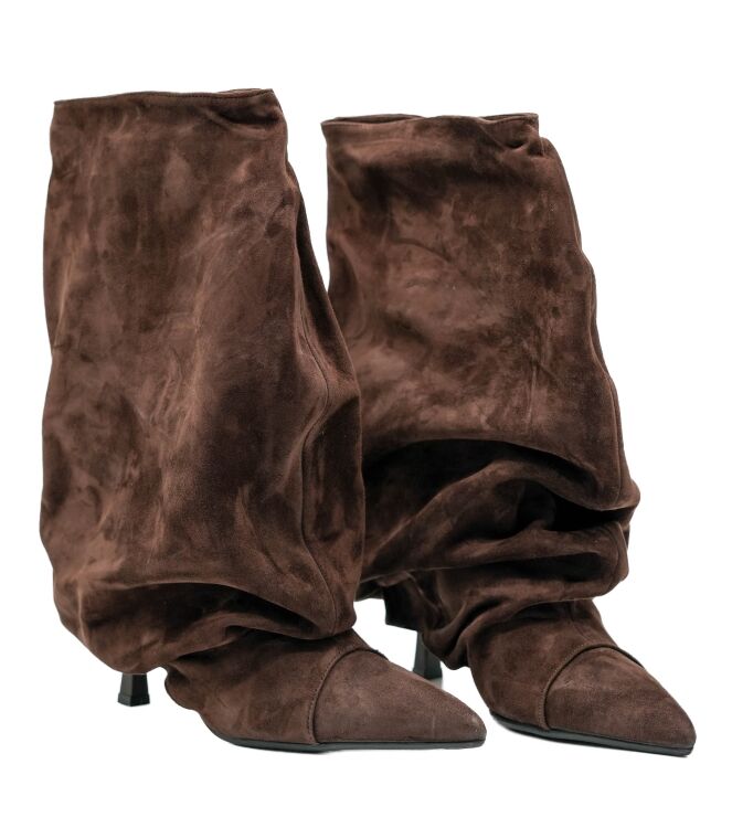 Gisel Moire Gisel Moire dames driekwart laarzen bruin C. Camoscio T.Moro Gisel Moire dames driekwart laarzen bruin 62 bruin suede/nubuck Direct leverbaar uit de webshop van www.taft.nl/