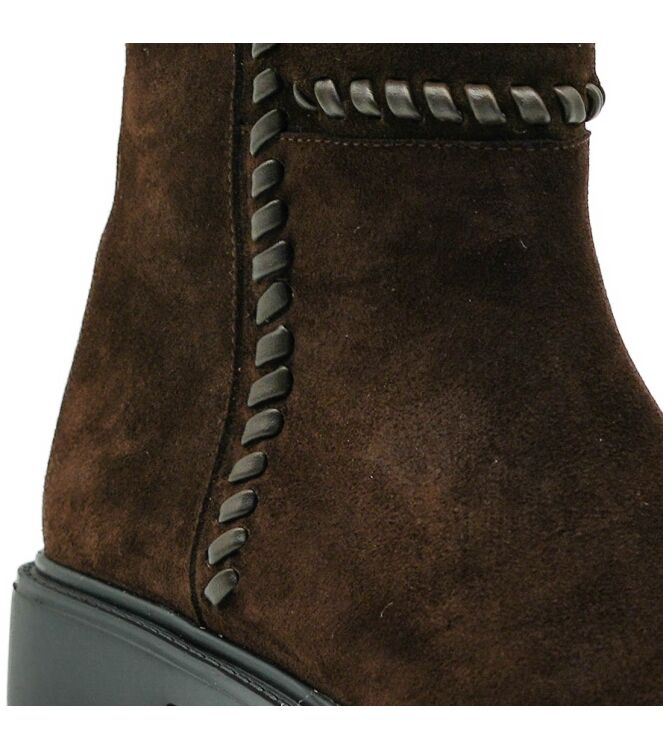 Dansi dames driekwart laarzen bruin 62 bruin suede/nubuck Direct leverbaar uit de webshop van www.taft.nl/