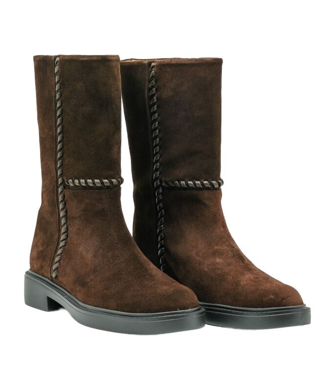 Dansi dames driekwart laarzen bruin 62 bruin suede/nubuck Direct leverbaar uit de webshop van www.taft.nl/
