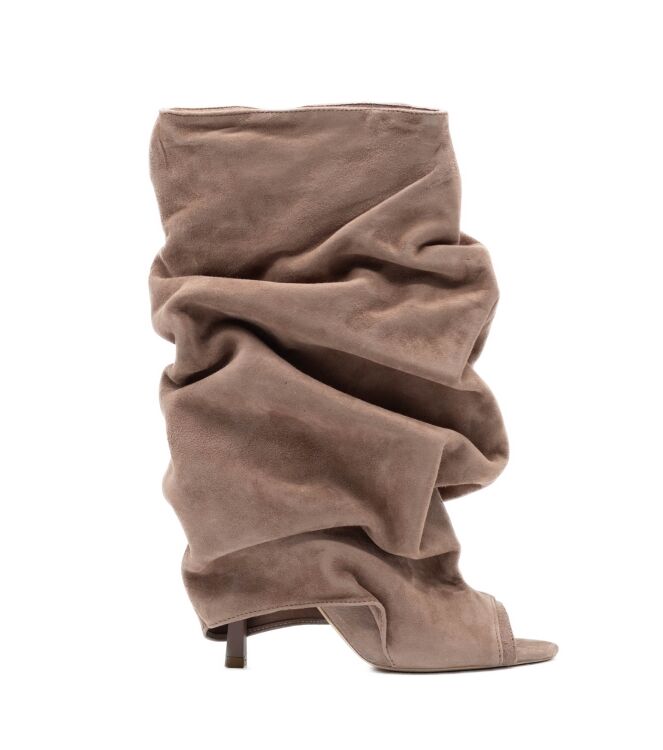 Gisel MoirÃ© Dames Drie-Kwart laarsjes in Naturel online kopen