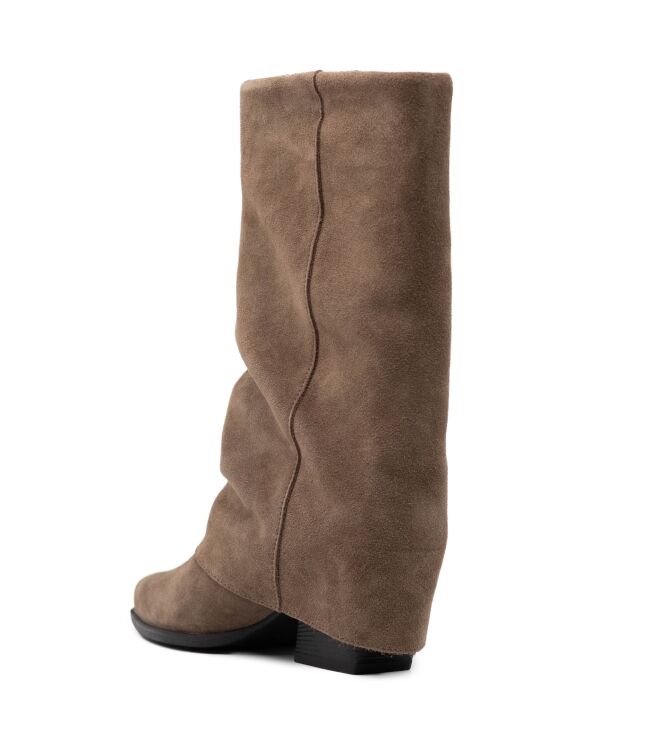 Haboob Haboob dames laarzen khaki Khaki Haboob Dames driekwart laarzen in Khaki online kopen