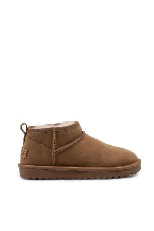 Colors of California dames enkelboots gevoerd beige