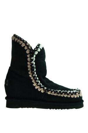 mou MOU High Heels Ankle Boots Black for Women