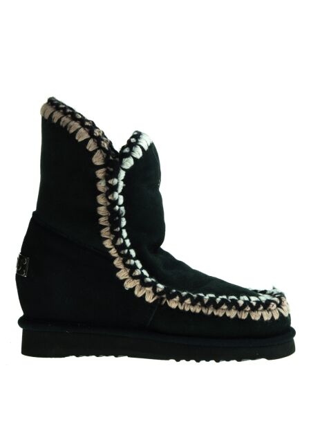 Mou MOU High Heels Ankle Boots Black for Women 
