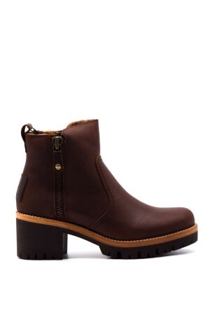 Panama Jack dames enkelboots gevoerd bruin