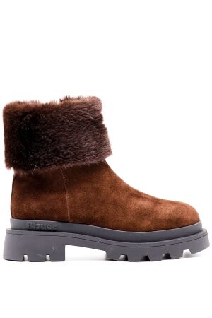 Blauer dames enkelboots gevoerd bruin