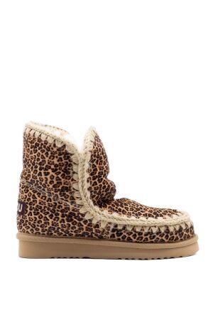 mou dames enkelboots gevoerd cheetah