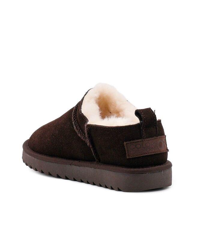 Colors of California Colors of California dames enkelboots gevoerd bruin Chocolate Colors of California Dames Enkellaarzen in Bruin online kopen