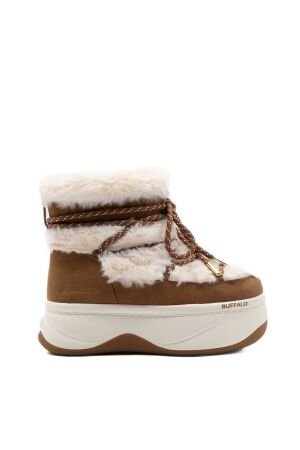 Buffalo dames snowboots gevoerd cognac
