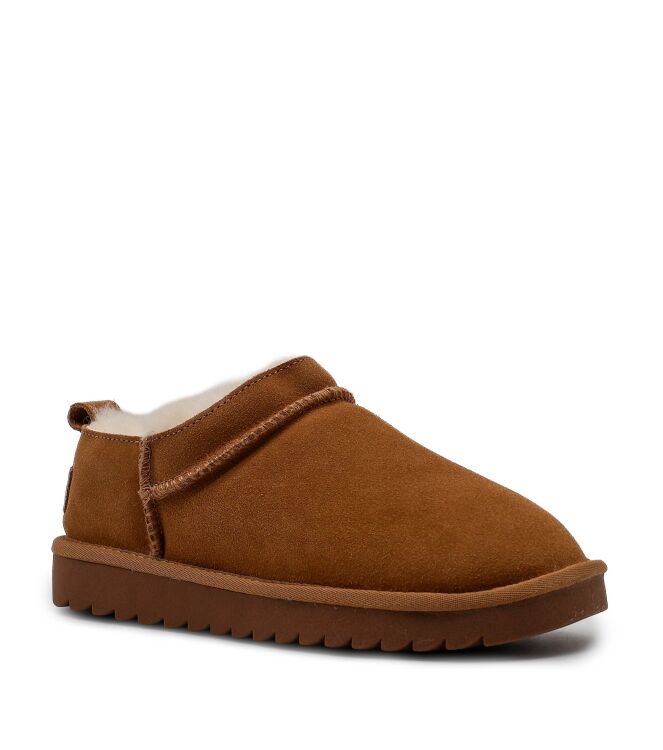 Colors of California Colors of California dames enkelboots gevoerd tan Tan Colors of California Dames Enkellaarzen in Naturel online kopen