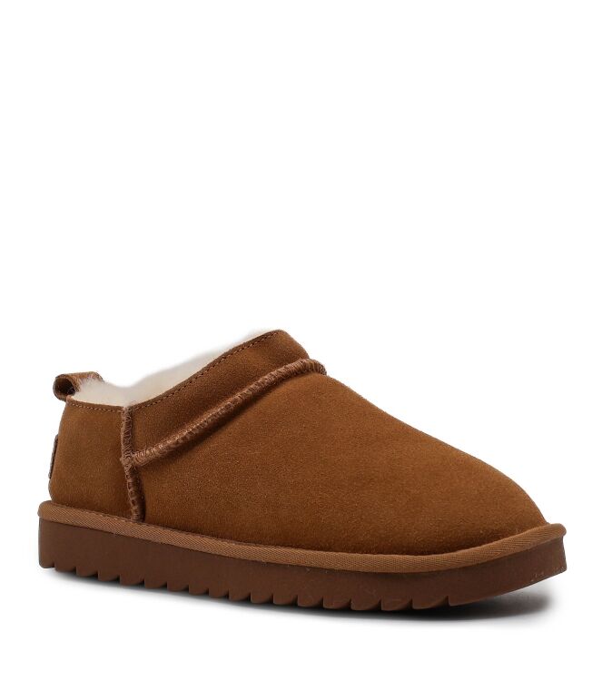 Colors of California Colors of California dames enkelboots gevoerd tan Tan Colors of California Dames Enkellaarzen in Naturel online kopen