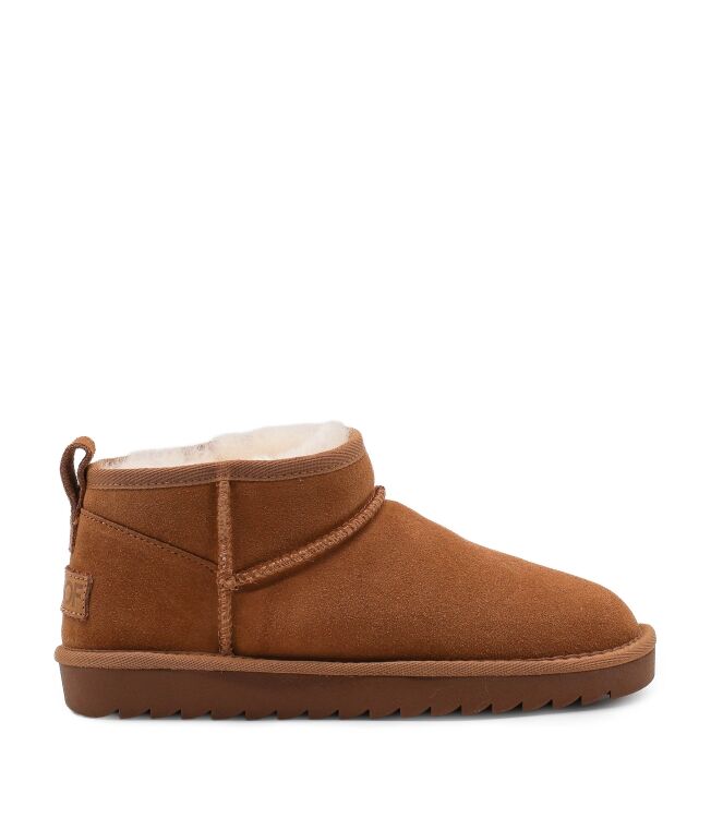 Colors of California Colors of California dames enkelboots gevoerd tan Tan Colors of California Dames Enkellaarzen in Naturel online kopen